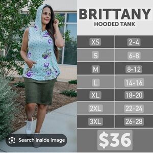 Tie dye tank with hood